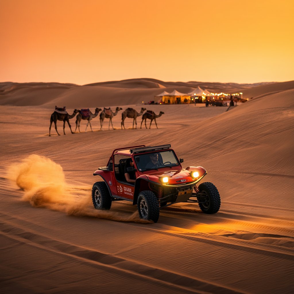 Buggy Ride with Camel Safari & BBQ