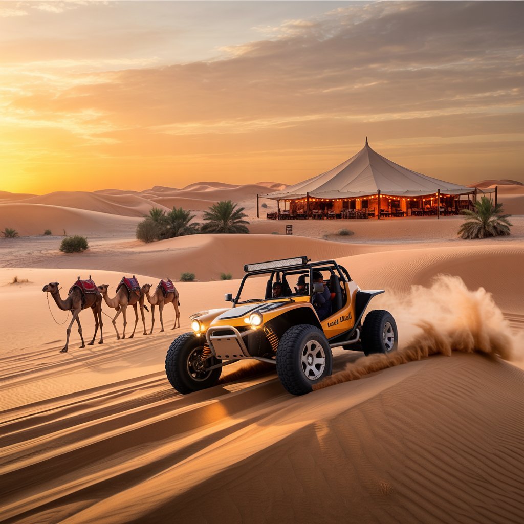 Buggy Ride with Camel Safari & BBQ