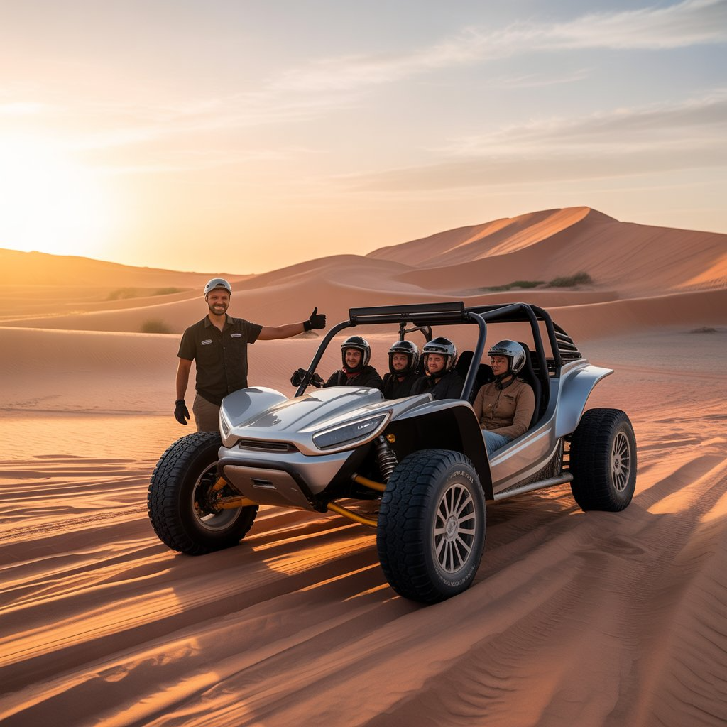 Evening Desert Buggy Ride in Dubai